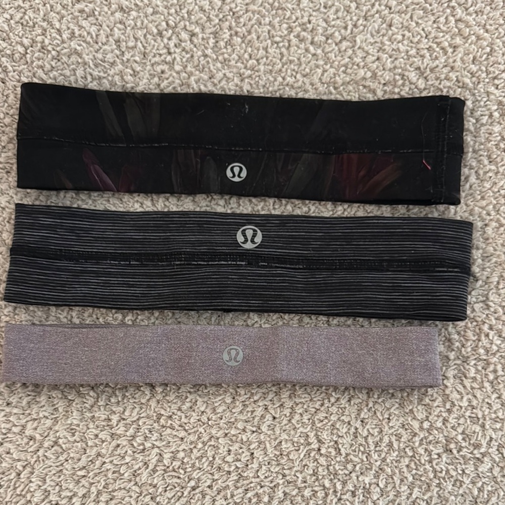 Lululemon Headbands Set of Three